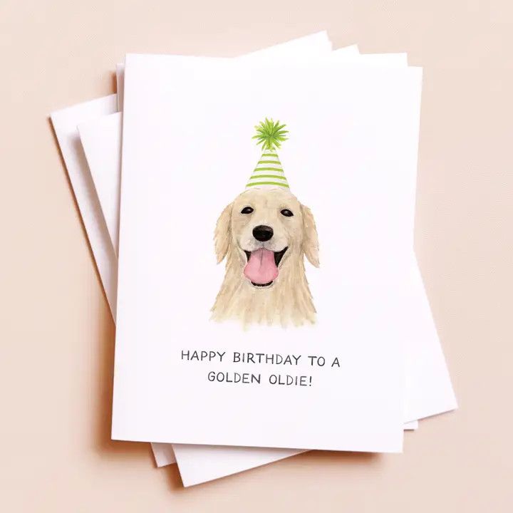 BIRTHDAY CARD GOLDEN OLDIE