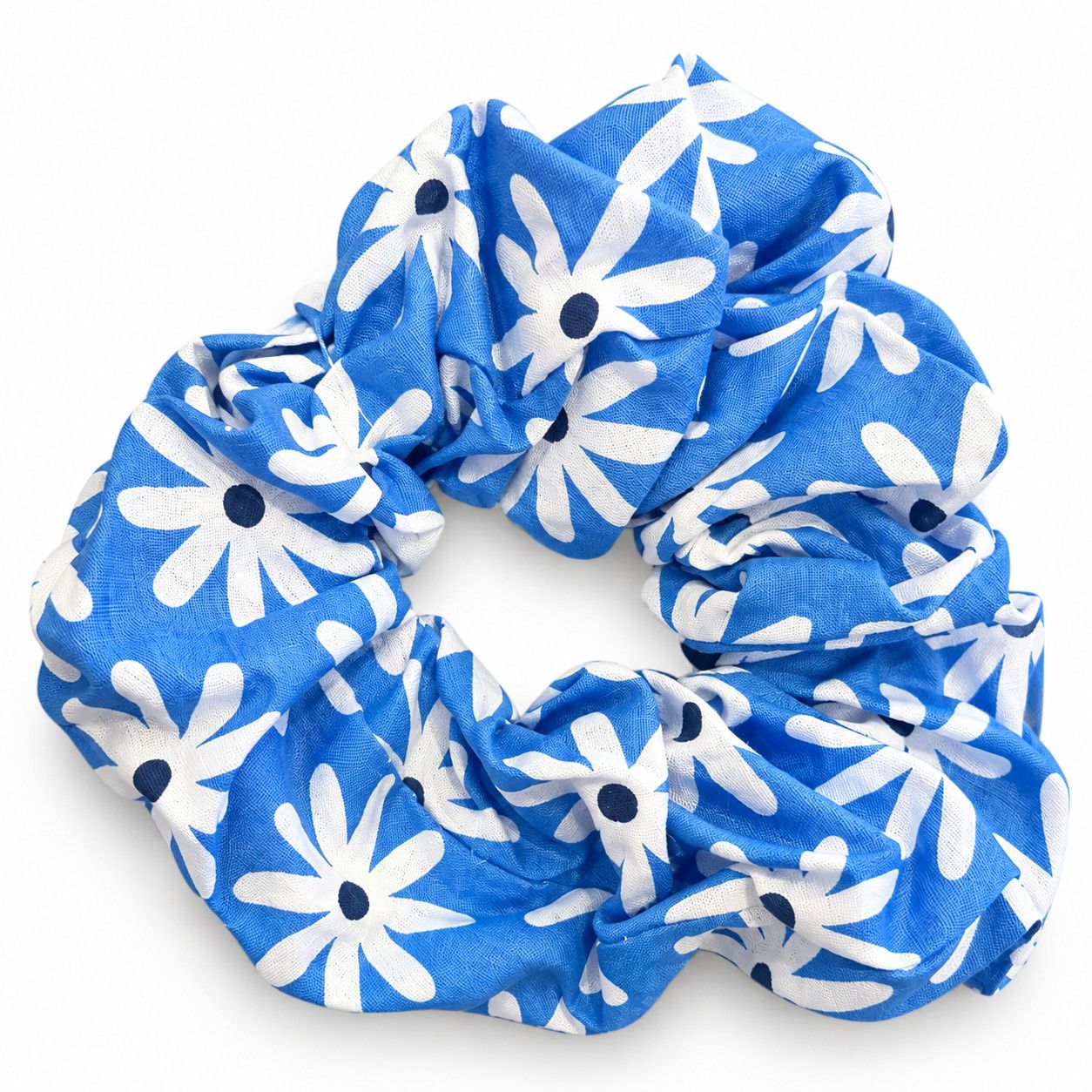 SCRUNCHIE BLUE LYLA FLOWERS