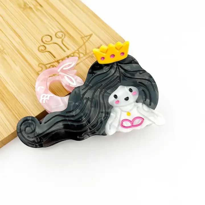 HAIR CLIP MERMAID BLACK