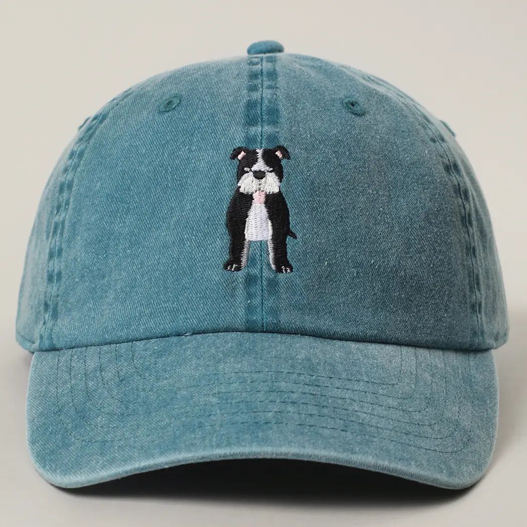 COTTON HAT TEAL AMERICAN BULLY