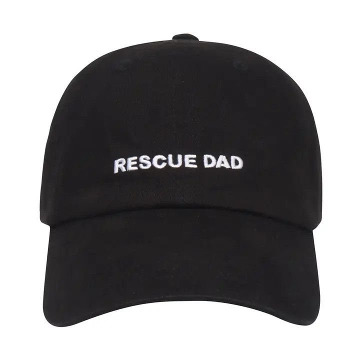 COTTON HAT BLACK RESCUE DAD