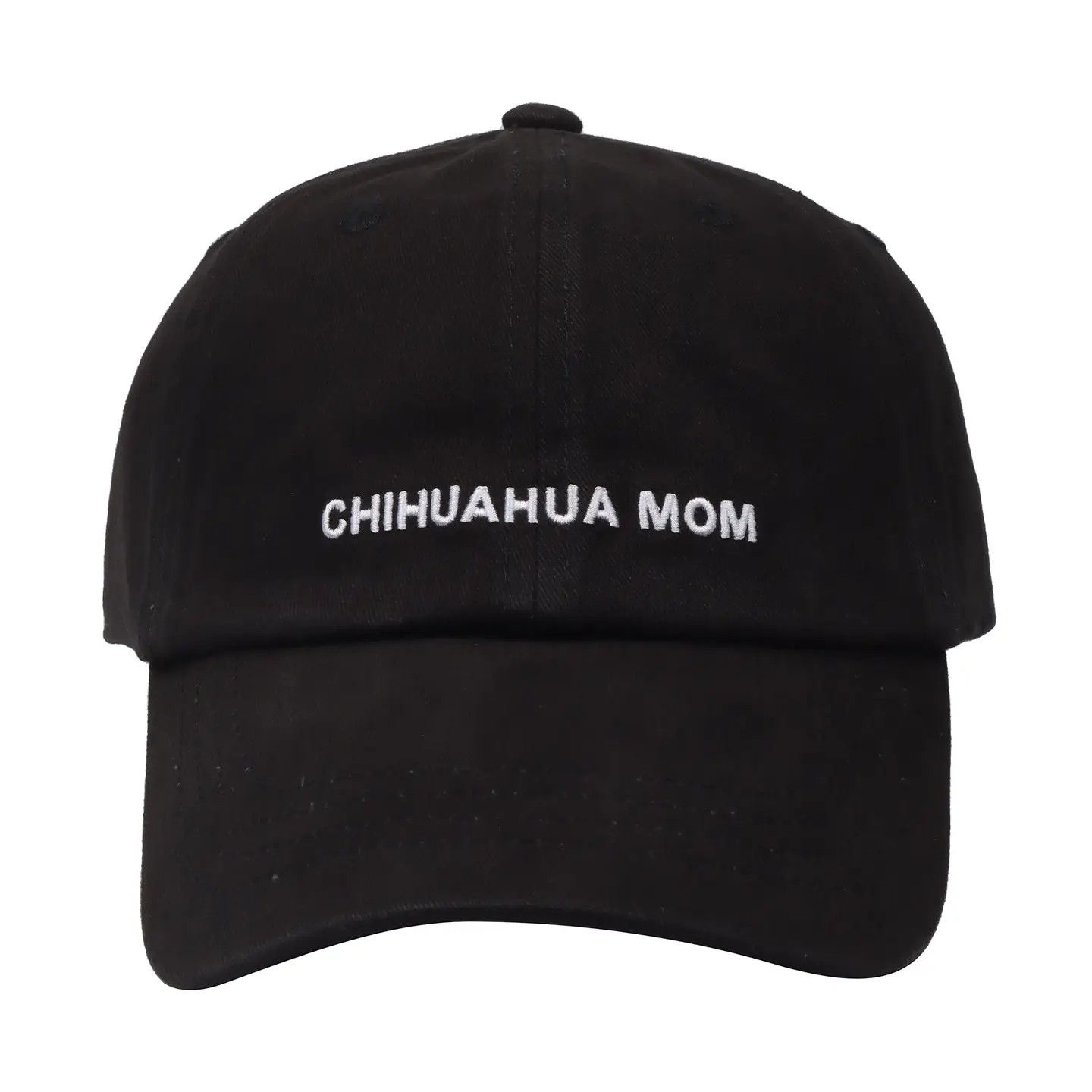 COTTON HAT BLACK CHIHUAHUA MOM