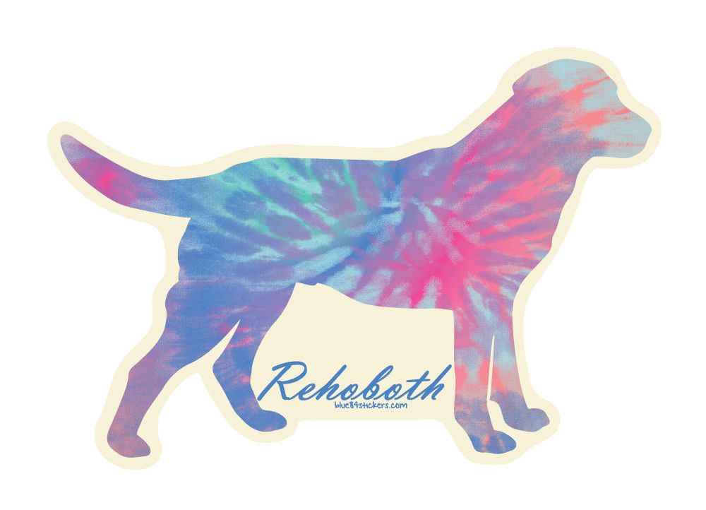 BEACH STICKER TIE DYE LAB