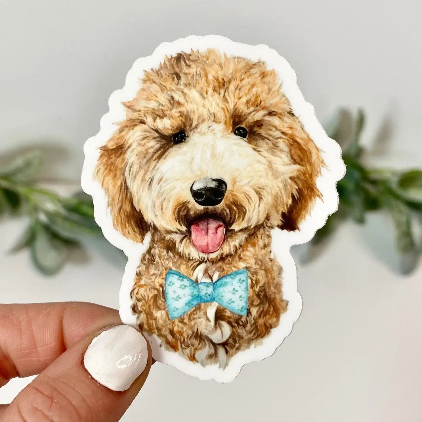 NOVELTY STICKER BOW TIE DOODLE