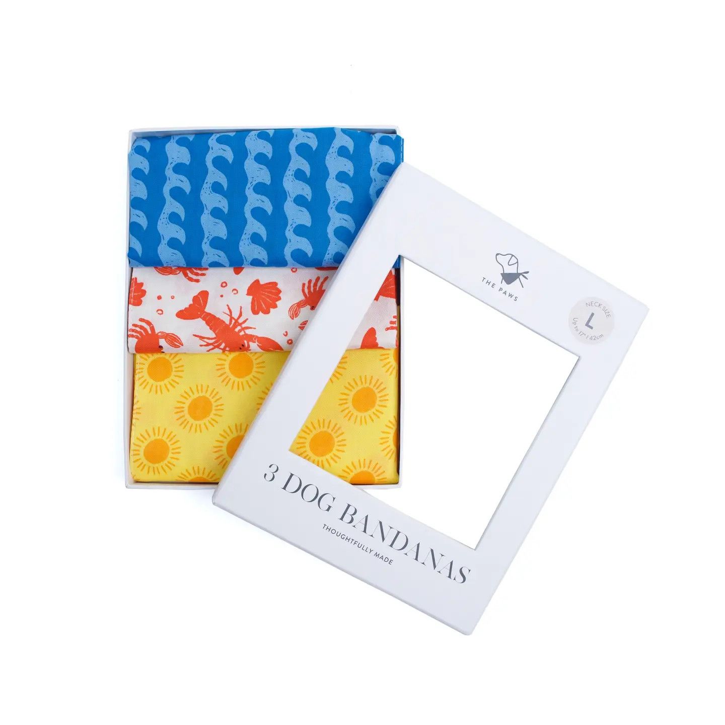 BANDANA 3 PACK SUMMER VIBES, Size: S