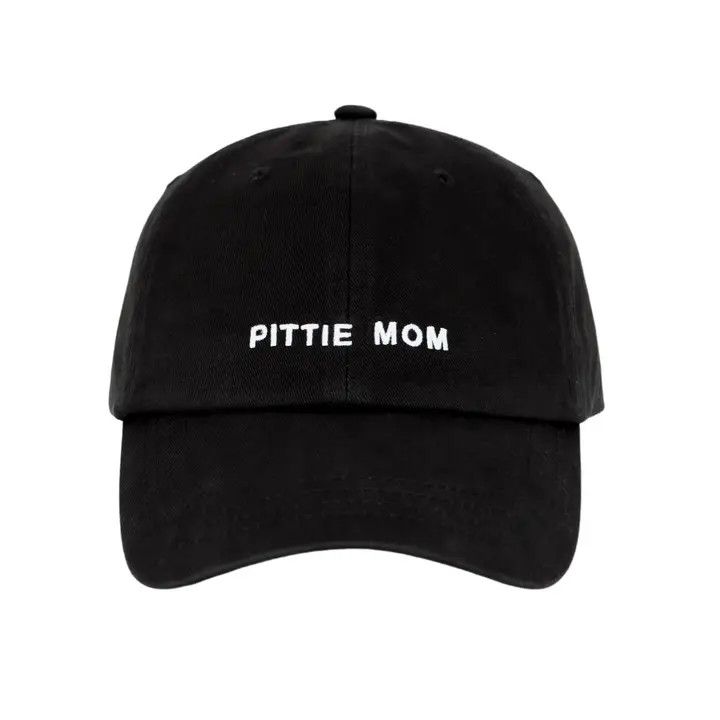 COTTON HAT BLACK PITTIE MOM