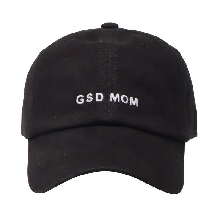 COTTON HAT BLACK GERMAN SHEPHERD MOM