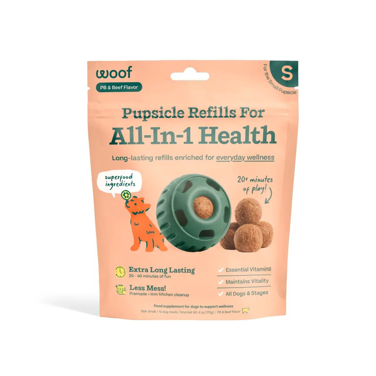 PUPSICLE HEALTH SUPPORT POP REFILL, Size: S