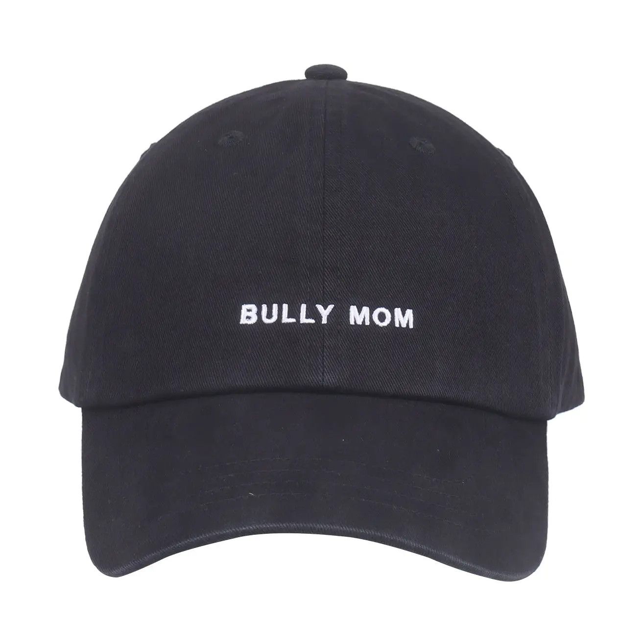 COTTON HAT BLACK BULLY MOM
