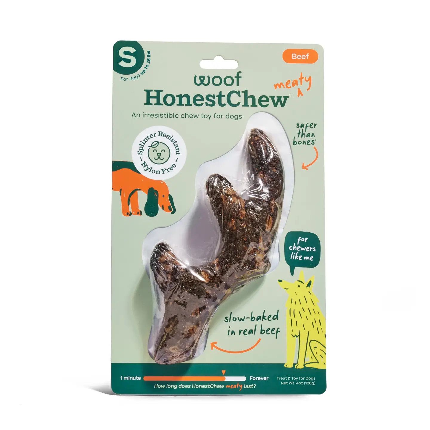 HONESTCHEW MEATY ANTLER, Size: S