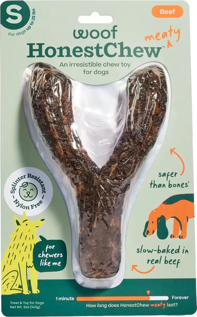 HONESTCHEW MEATY WISHBONE, Size: S