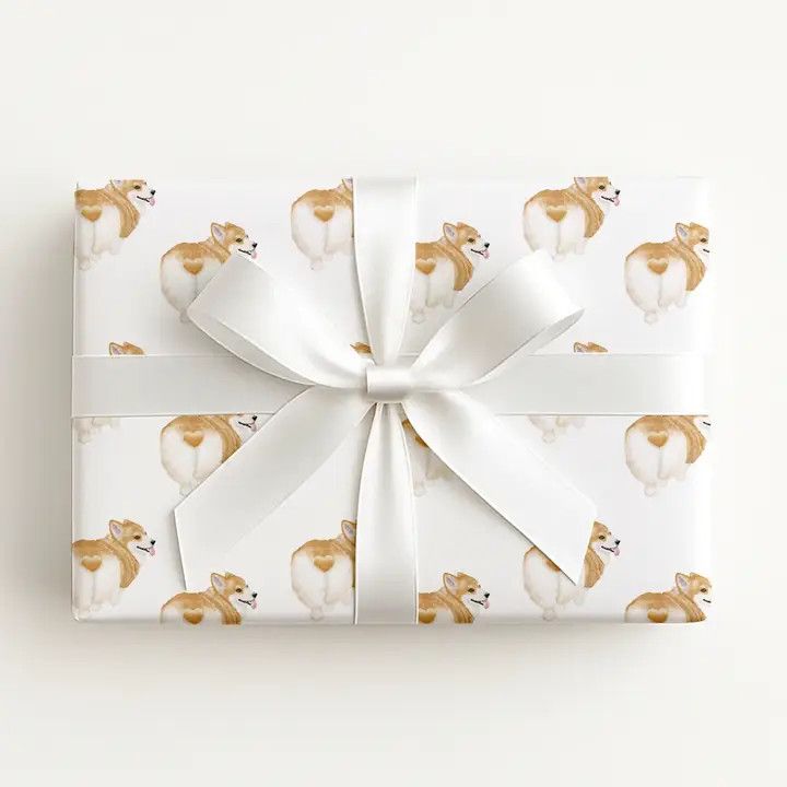 GIFT WRAP CORGI BUTTS