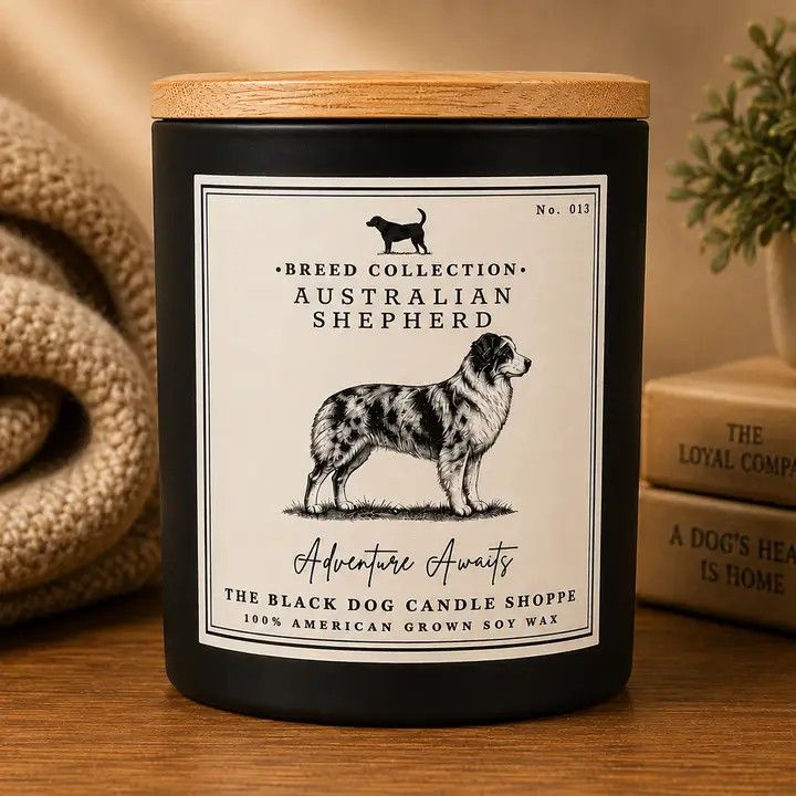 BREED CANDLE AUSTRALIAN SHEPHERD - COFFEE HOUSE