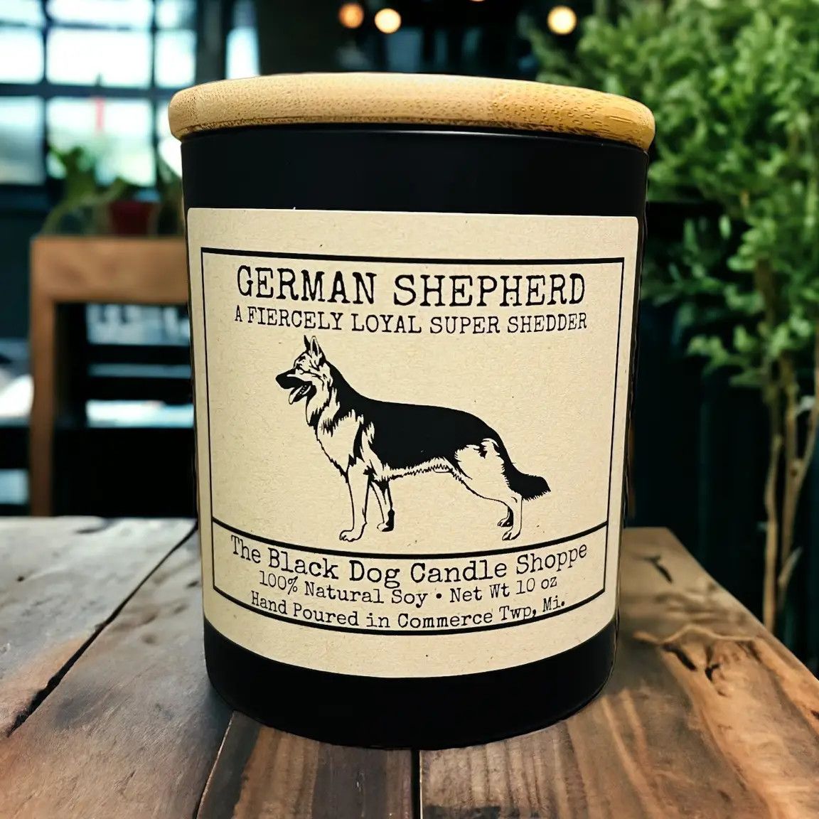 BREED CANDLE GERMAN SHEPHERD - BLACK RASPBERRY VANILLA