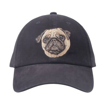 COTTON HAT BLACK PUG