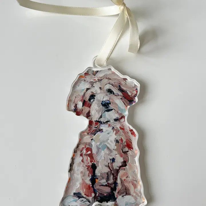 ACRYLIC ORNAMENT MALTIPOO