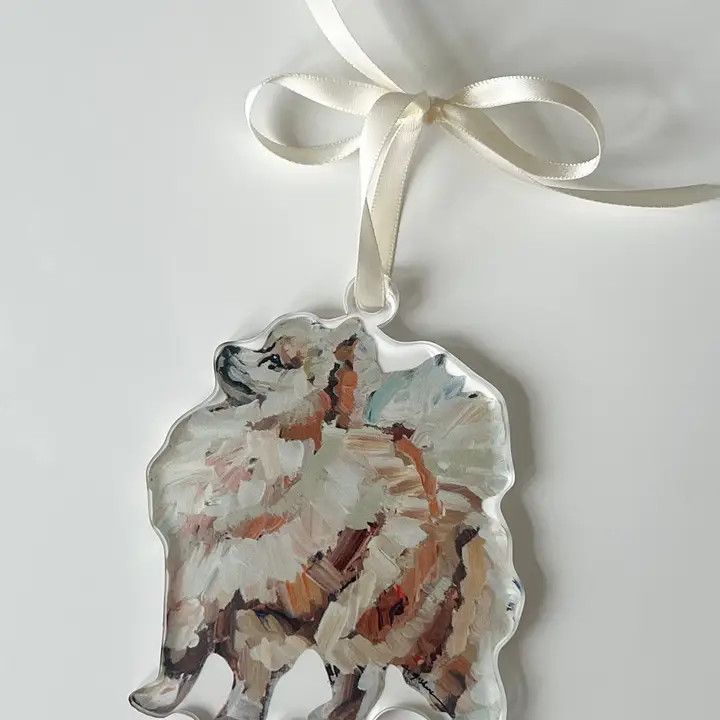 ACRYLIC ORNAMENT POMERANIAN