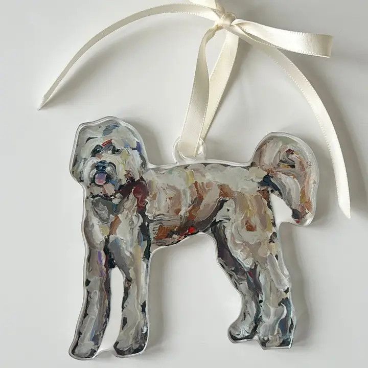 ACRYLIC ORNAMENT DOODLE