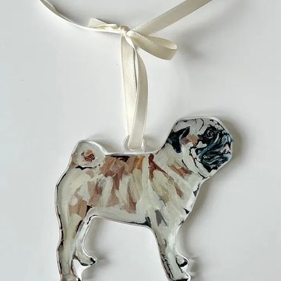 ACRYLIC ORNAMENT PUG