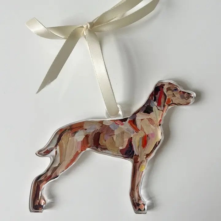 ACRYLIC ORNAMENT VIZSLA