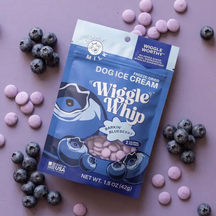 WIGGLE WHIP FREEZE DRIED ICE CREAM BLUEBERRY