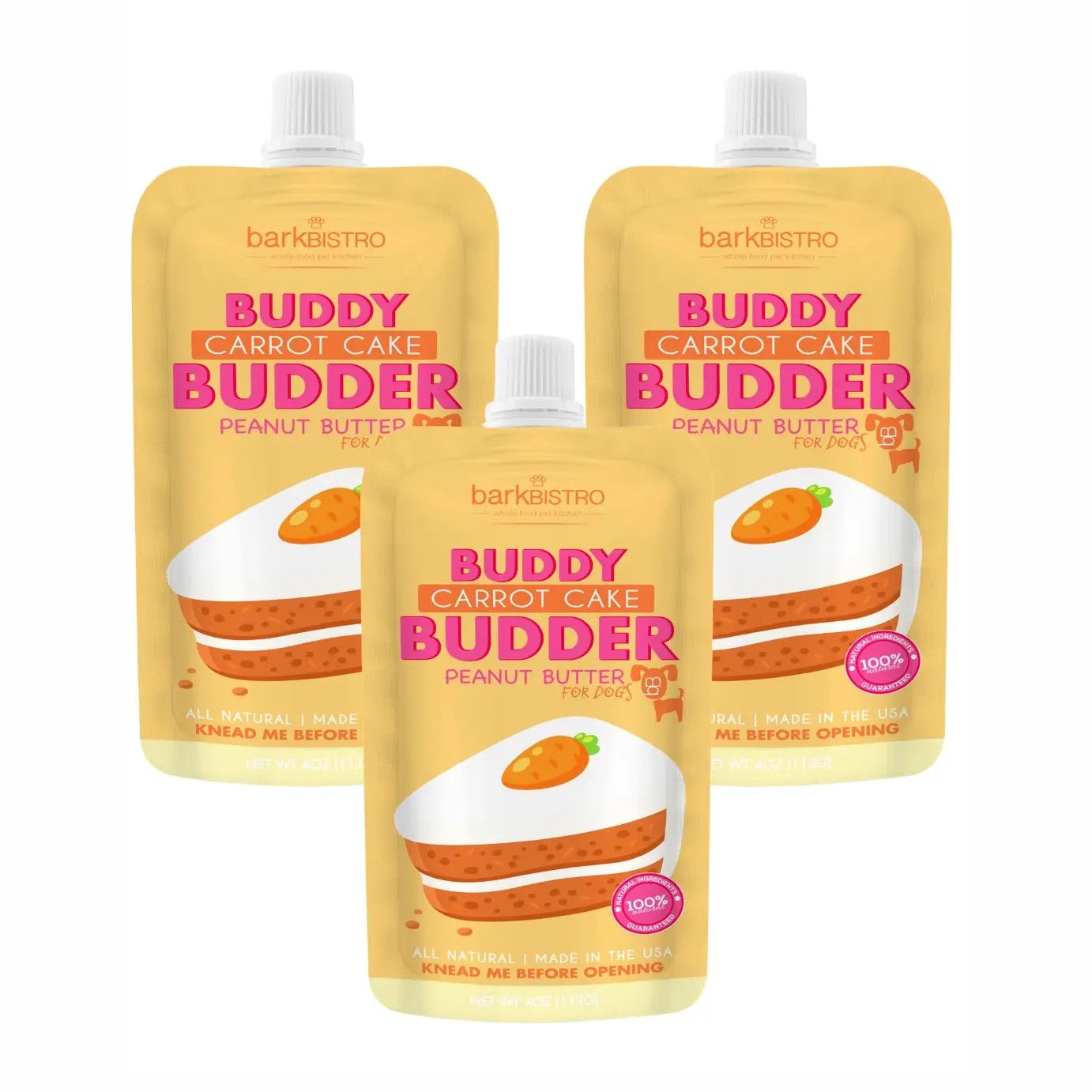 BUDDY BUDDER CARROT CAKE PEANUT BUTTER