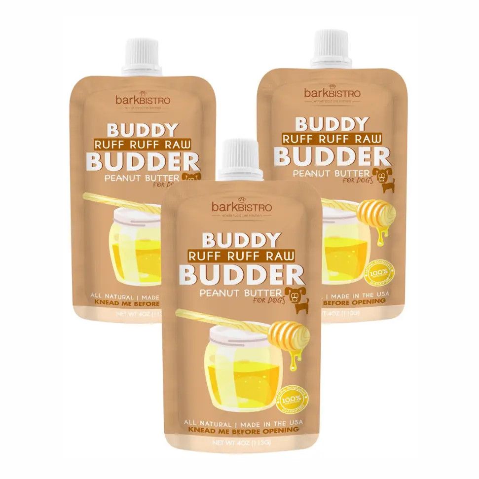 BUDDY BUDDER RUFF RUFF RAW PEANUT BUTTER