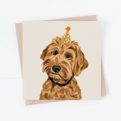 BIRTHDAY CARD PARTY COCKAPOO