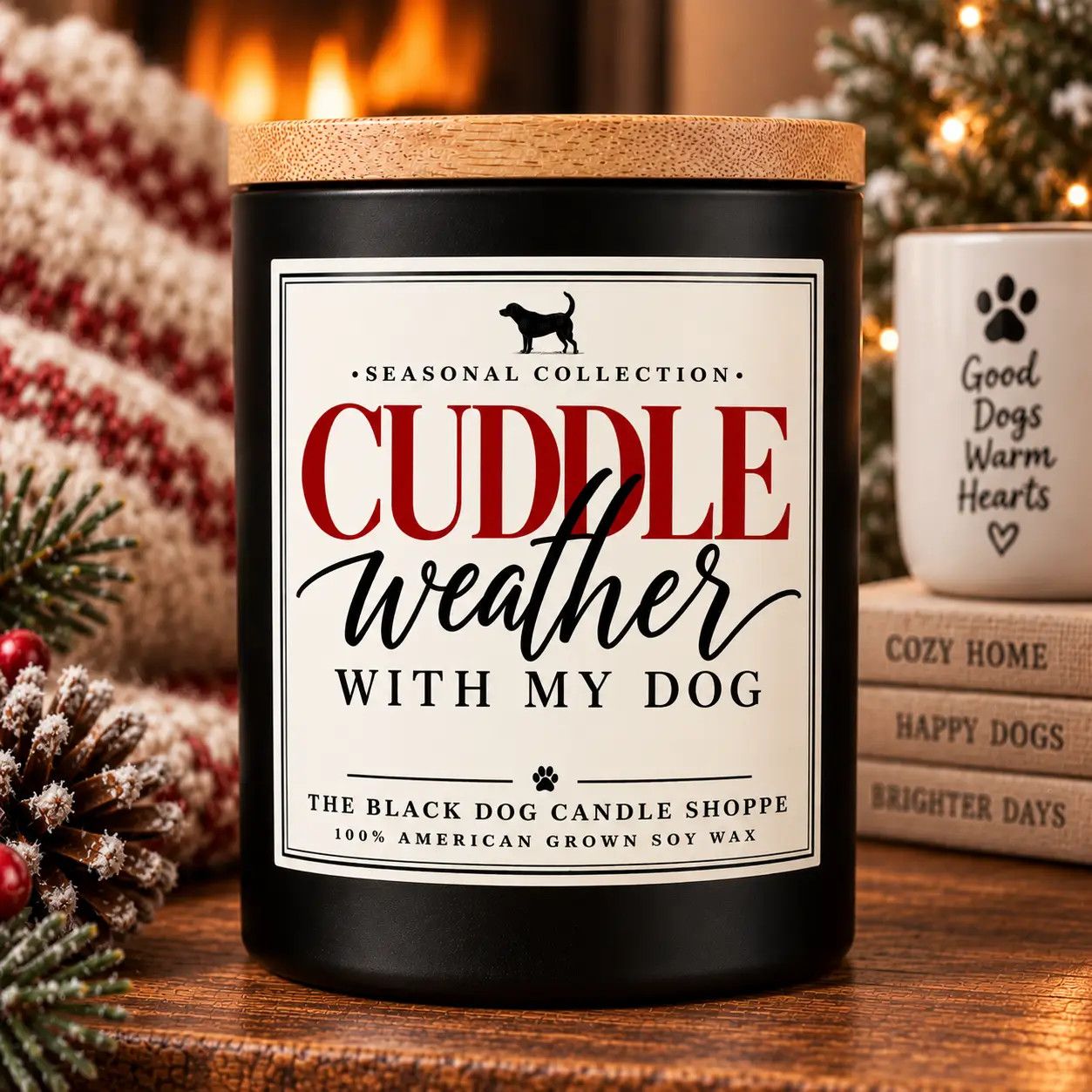 CANDLE CUDDLE WITH MY DOG WEATHER - VANILLA BUTTERCREAM