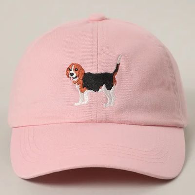 COTTON HAT PINK BEAGLE