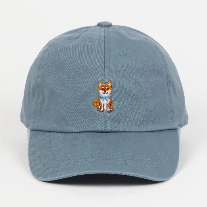 COTTON HAT BLUE SHIBA INU
