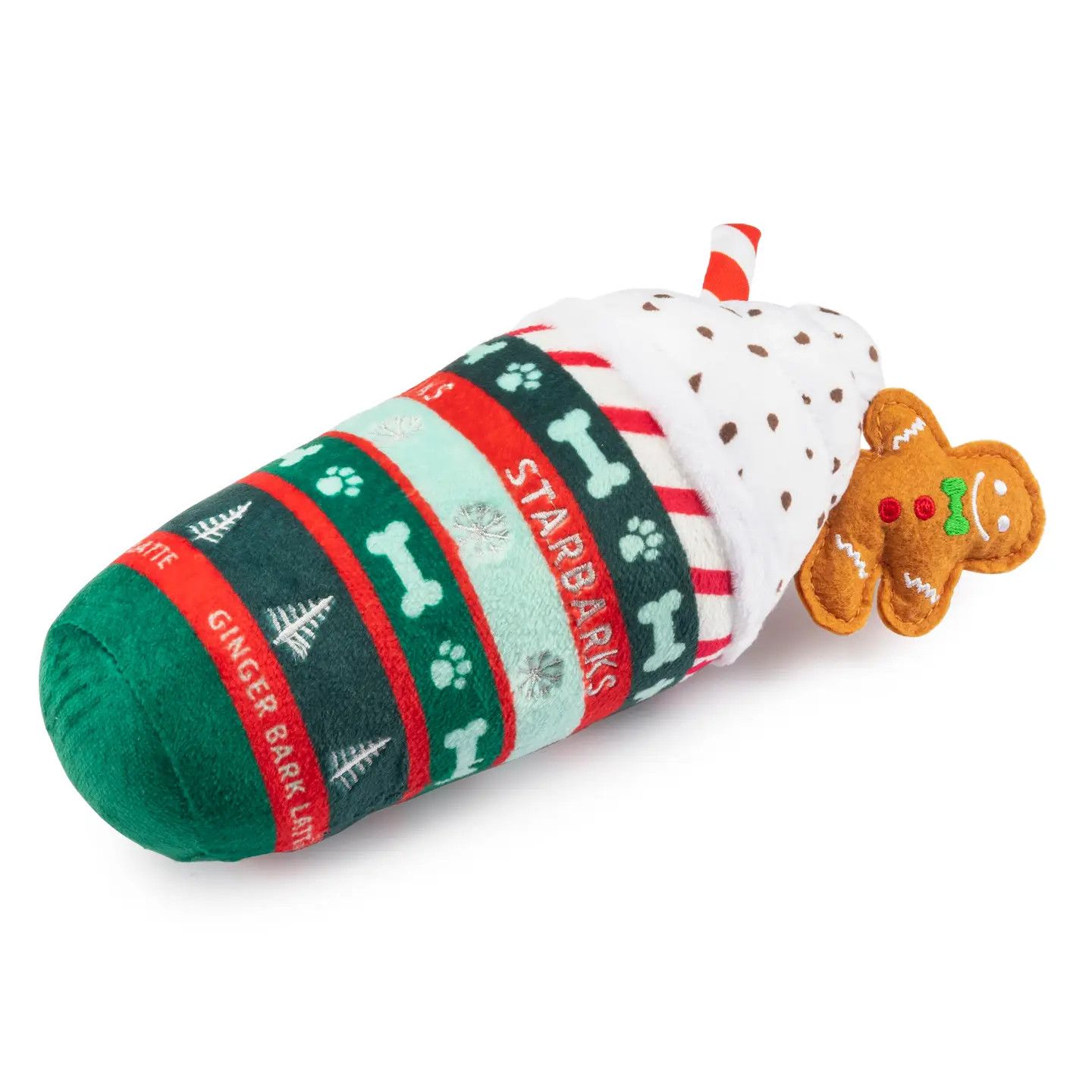 CHRISTMAS PLUSH STARBARKS GINGER BARK LATTE