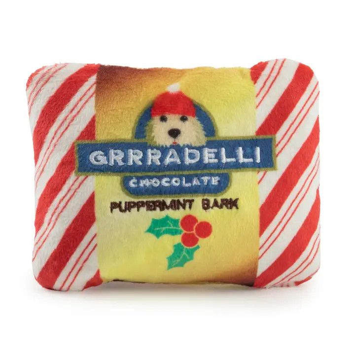 CHRISTMAS PLUSH GRRRADELLI PUPPERMINT BARK
