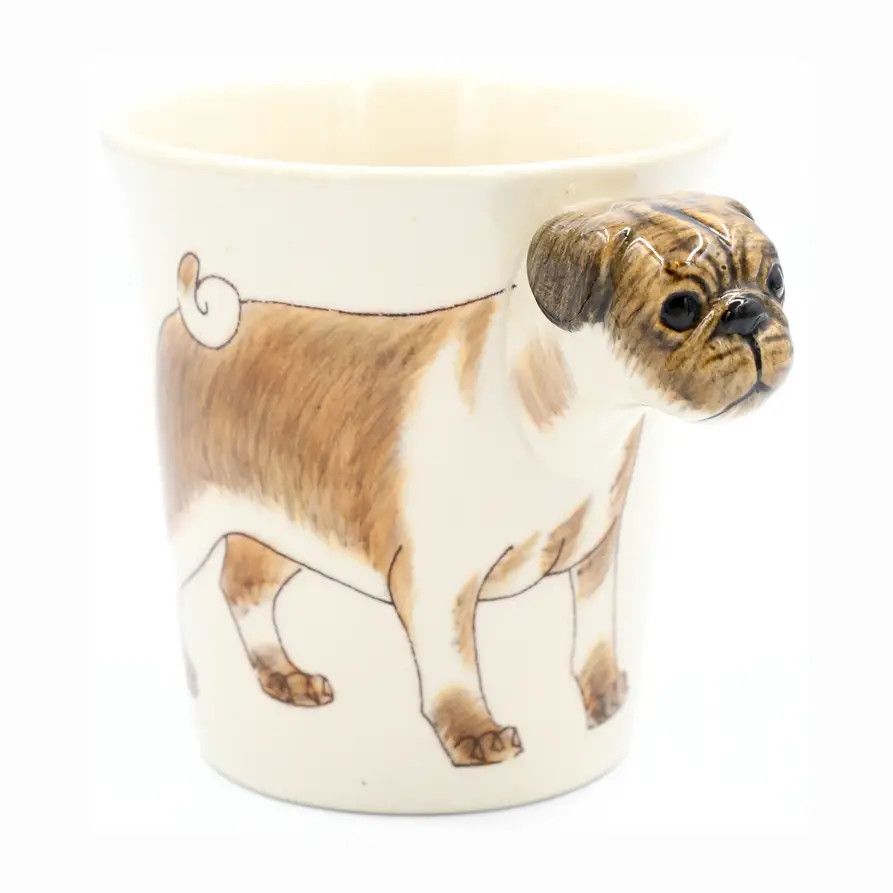 3D COFFEE MUG PUG