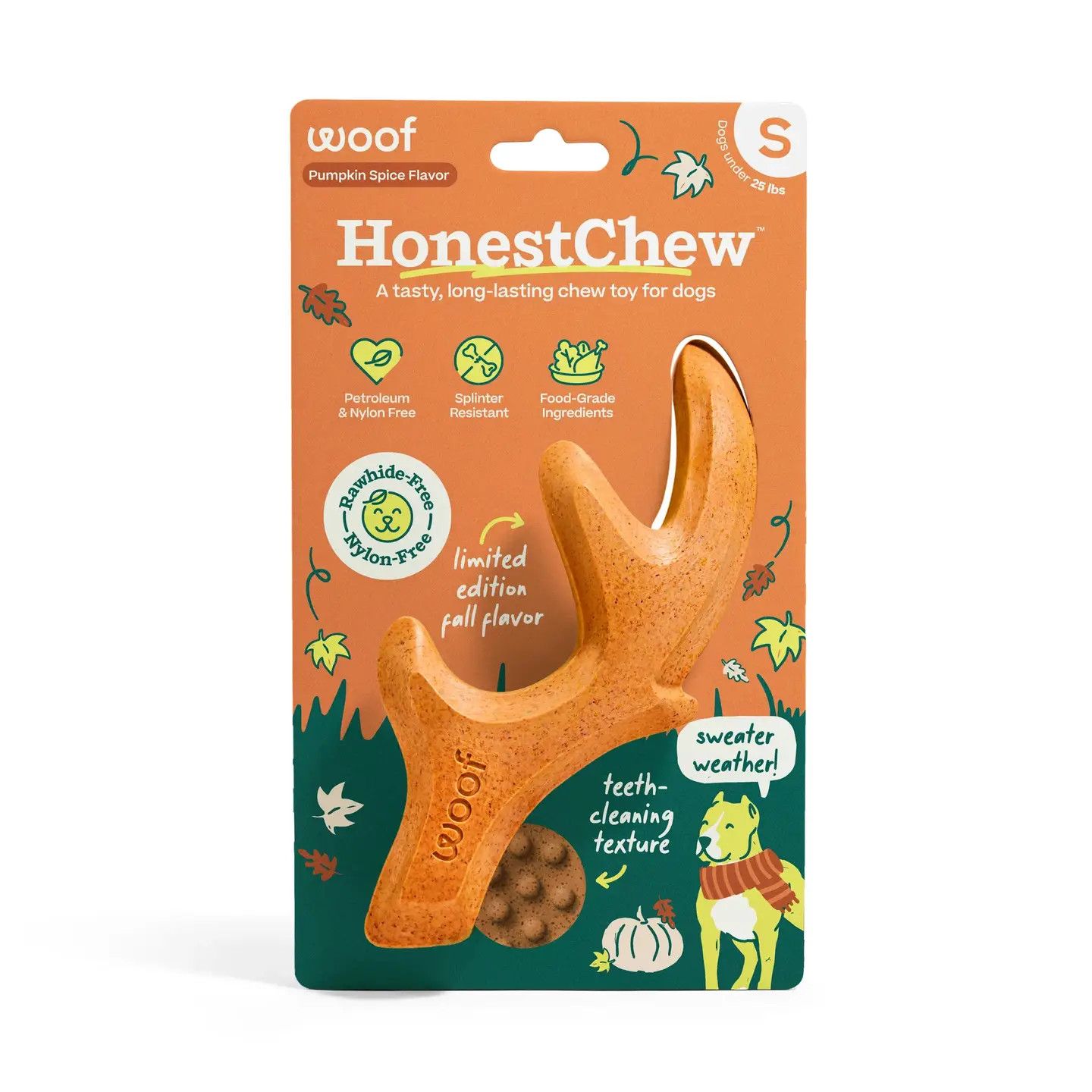 HONESTCHEW ANTLER PUMPKIN SPICE, Size: S