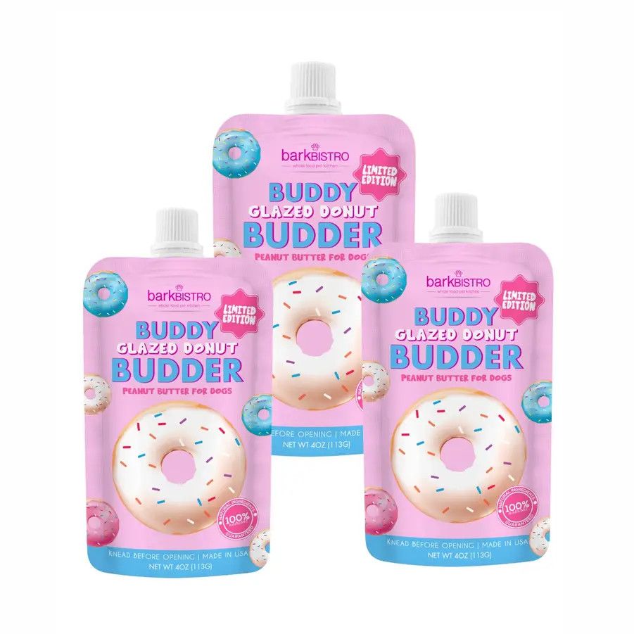 BUDDY BUDDER GLAZED DONUT PEANUT BUTTER