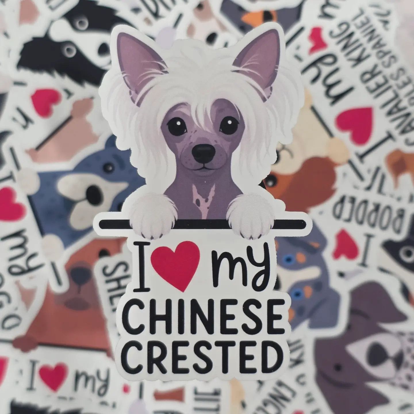BREED STICKER CHINESE CRESTED