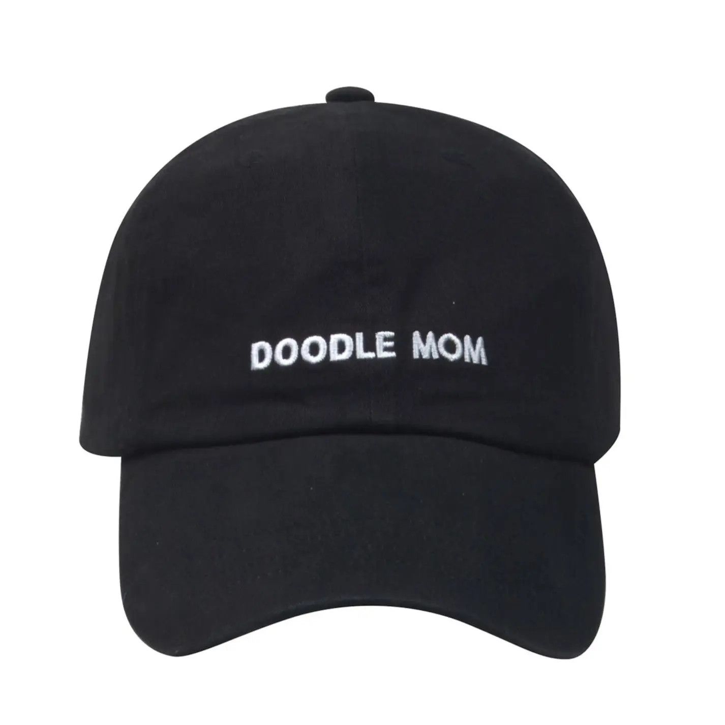 COTTON HAT BLACK DOODLE MOM