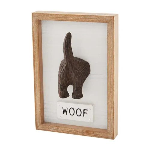 DOG LEASH HOOK WOOF