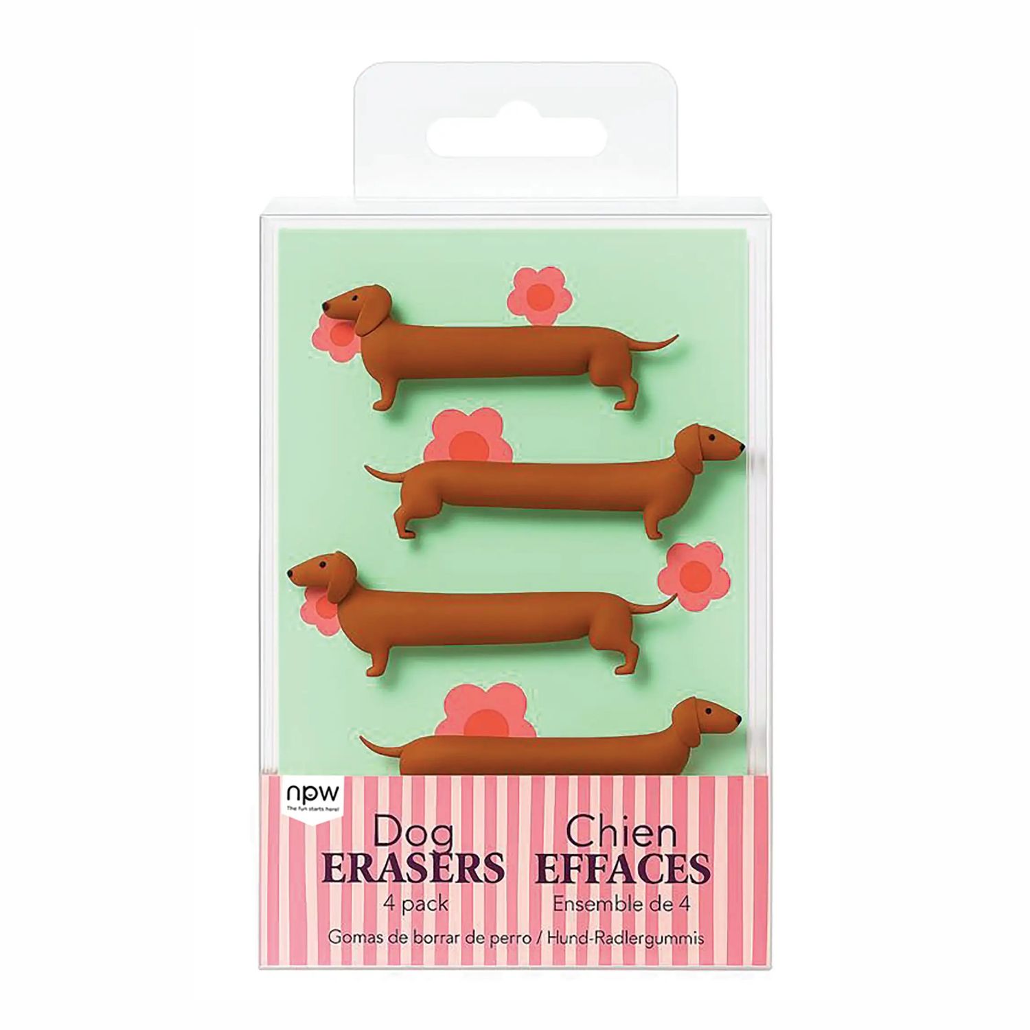 DOG ERASERS DACHSHUNDS