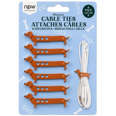 CABLE TIES DACHSHUNDS