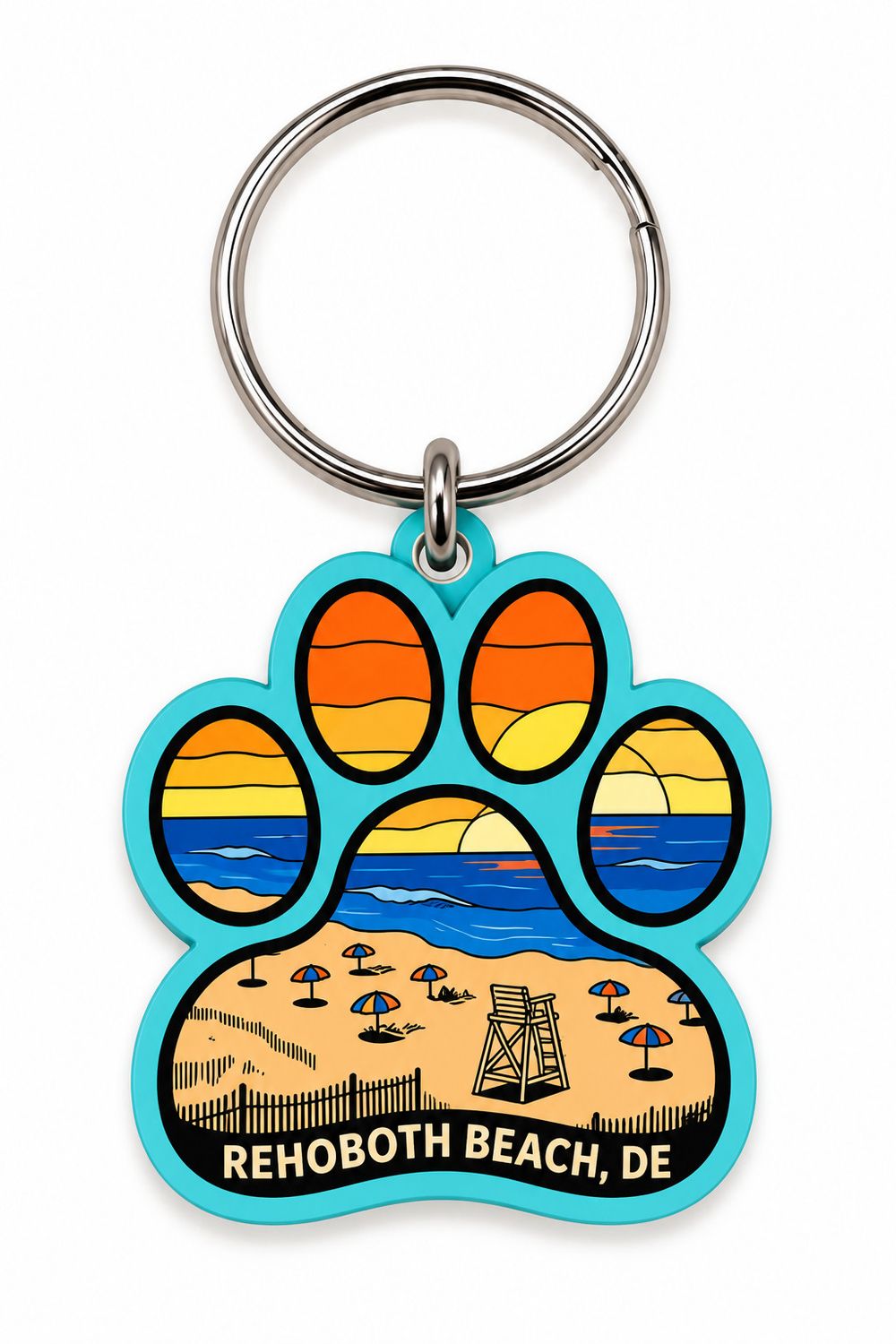 ACRYLIC KEYCHAIN PAWSOME