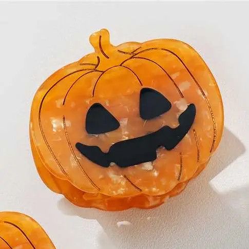 HALLOWEEN HAIR CLIP PUMPKIN
