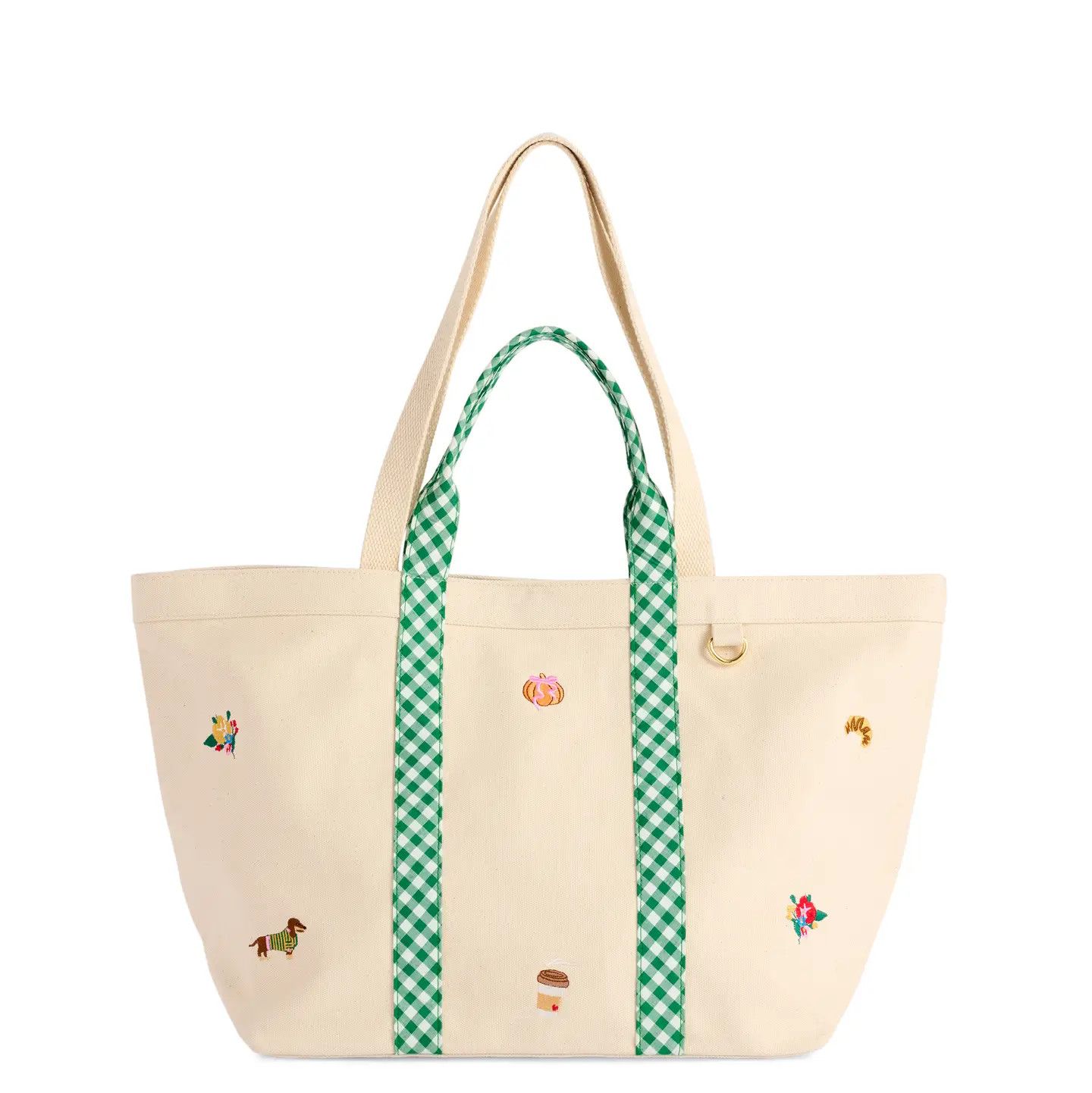 AUTUMN THEMED DOG CHARM TOTE BAG