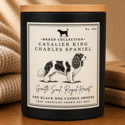 BREED CANDLE CAVALIER KING CHARLES - MAPLE WALNUT PANCAKES