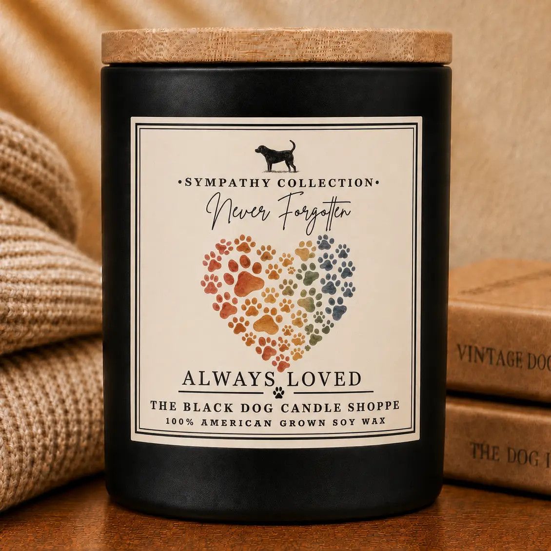 REMEMBRANCE CANDLE NEVER FORGOTTEN - WHITE ORCHID &amp; MUSK