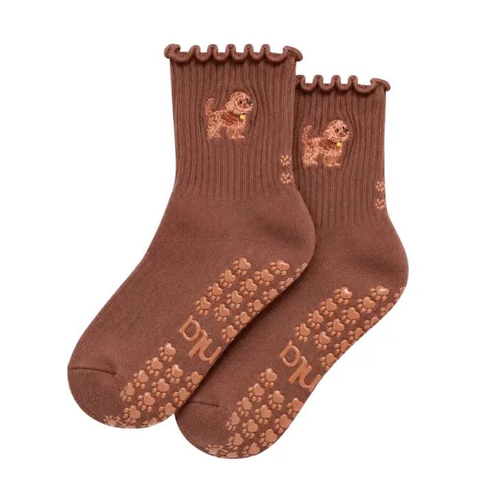 GRIP SOCKS DOODLE RUFFLES