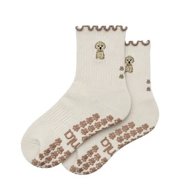 GRIP SOCKS GOLDEN RETRIEVER RUFFLES