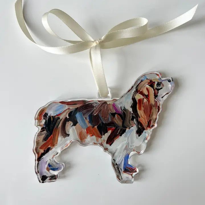 ACRYLIC ORNAMENT CAVALIER KING CHARLES SPANIEL