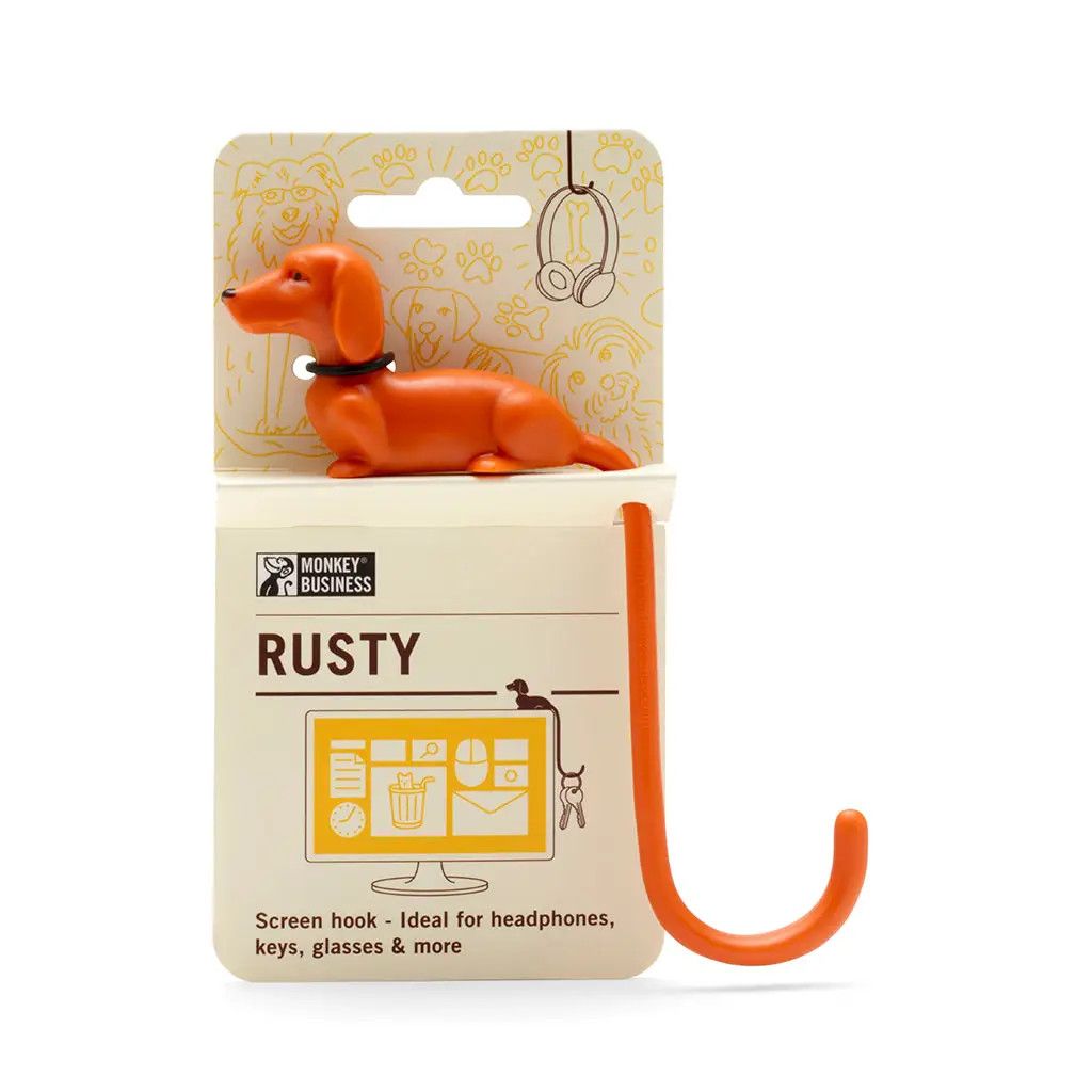 DACHSHUND TAIL HOOK ORANGE
